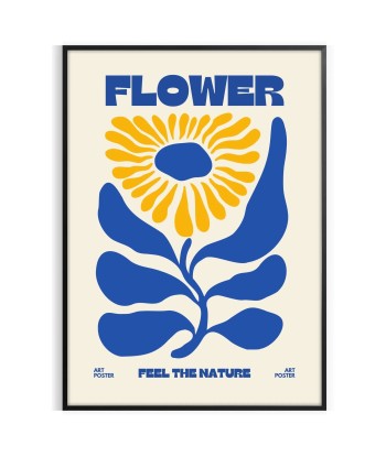 Affiche Feel The Nature Fleur soldes