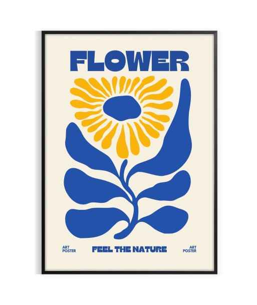 Affiche Feel The Nature Fleur soldes