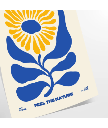 Affiche Feel The Nature Fleur soldes