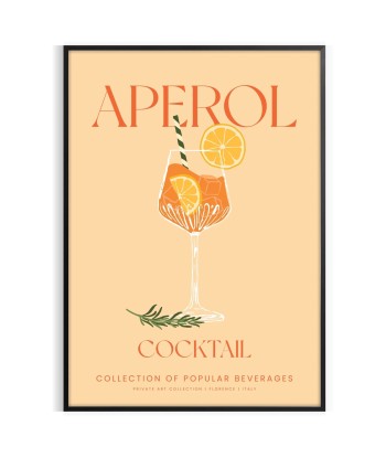 Affiche Cocktail Aperol Les magasins à Paris et en Île-de-France