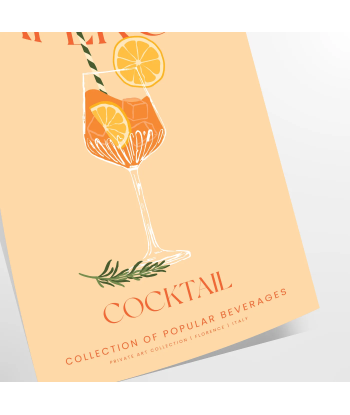 Affiche Cocktail Aperol Les magasins à Paris et en Île-de-France