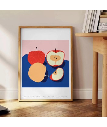 Affiche Fruits Pomme français