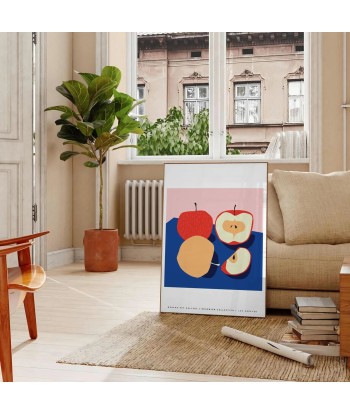 Affiche Fruits Pomme français