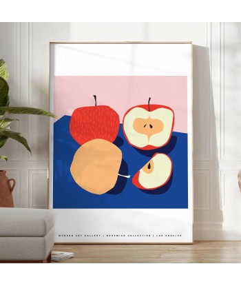 Affiche Fruits Pomme français