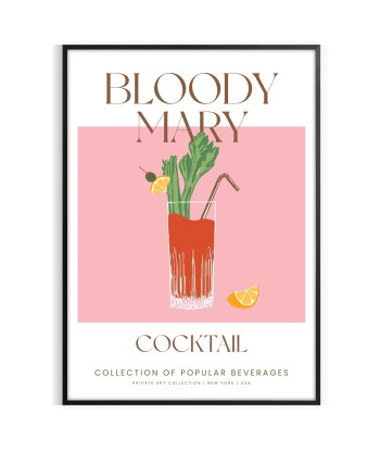 Cocktail Bloody Mary Affiche Comparez plus de prix