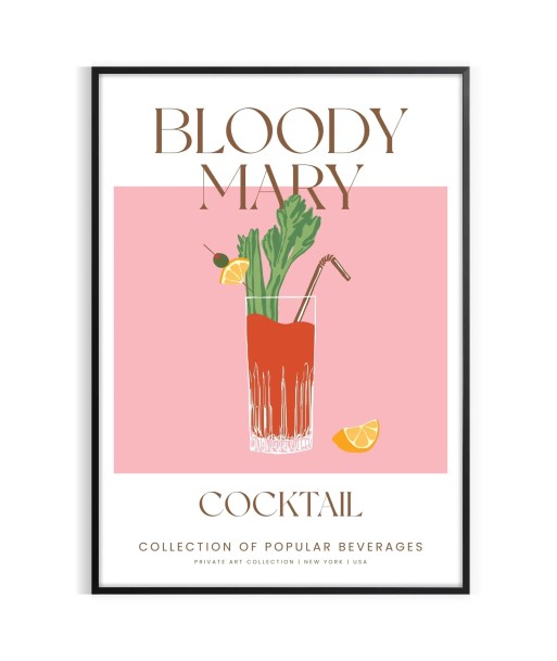 Cocktail Bloody Mary Affiche Comparez plus de prix