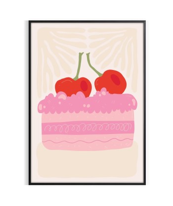 Gâteau Cerise Cuisine Affiche offre 