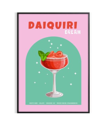 Affiche Cocktail Daiquiri france