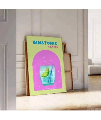 Cocktail Gin Tonic Poster En savoir plus