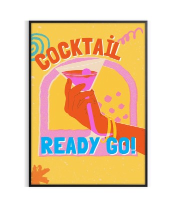 Affiche Cocktails l'achat 