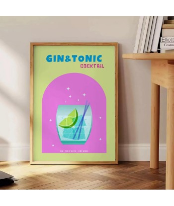 Cocktail Gin Tonic Poster En savoir plus