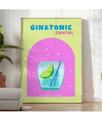 Cocktail Gin Tonic Poster En savoir plus