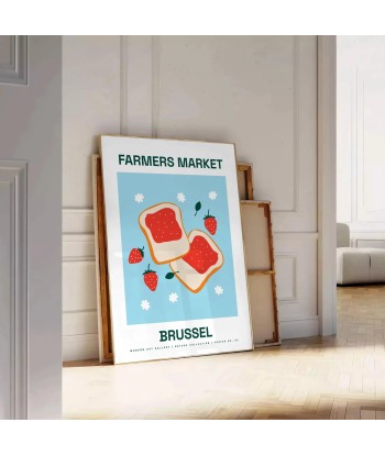 Marché Fermier Fruits Bruxelles Affiche vous aussi creer 