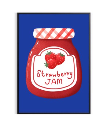 Strawberry Jam Kitchen Art Print l'évolution des habitudes 