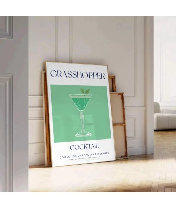 Affiche Cocktail Sauterelle la colonne vertébrale