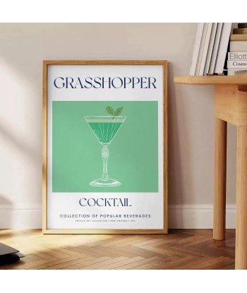 Affiche Cocktail Sauterelle la colonne vertébrale