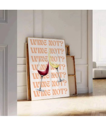 Wine Not Kitchen Poster Toutes les collections ici