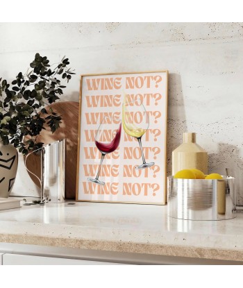 Wine Not Kitchen Poster Toutes les collections ici