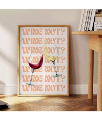 Wine Not Kitchen Poster Toutes les collections ici