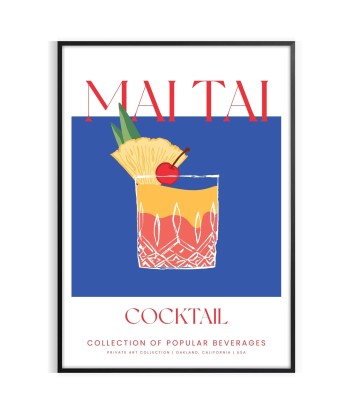 Cocktail Mai Tai Affiche Voir les baskets