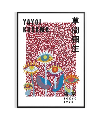 Flowers Yayoi Kusama Art Print le concept de la Pate a emporter 