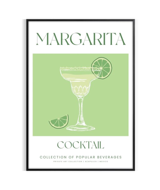 Affiche Cocktails Margarita ouvre sa boutique