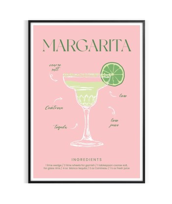 Affiche Cocktail Margarita en ligne