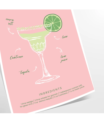 Affiche Cocktail Margarita en ligne