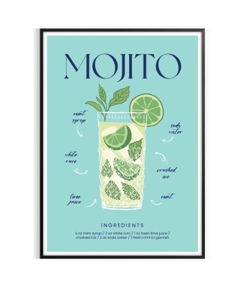 Cocktail Mojito Affiche le concept de la Pate a emporter 