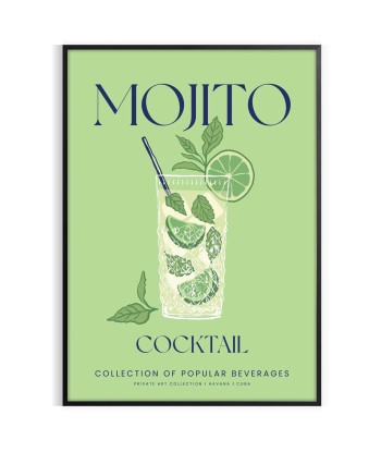 Affiche Cocktail Mojito Economisez 