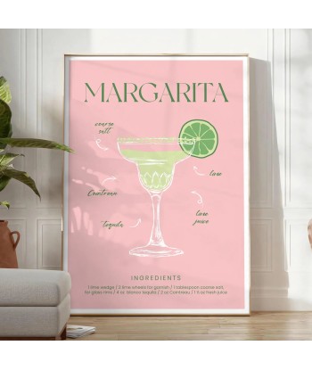 Affiche Cocktail Margarita en ligne