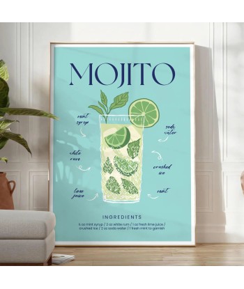 Cocktail Mojito Affiche le concept de la Pate a emporter 