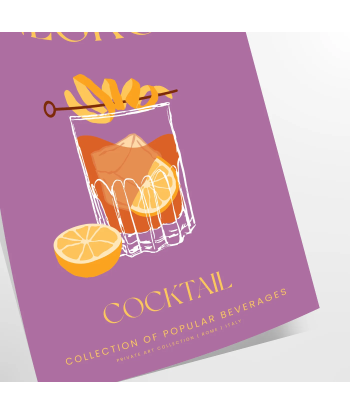 Cocktail Negroni Affiche 1 Faites des économies