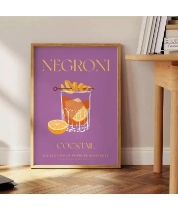 Cocktail Negroni Affiche 1 Faites des économies