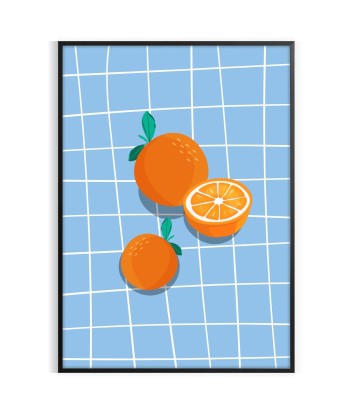 Cuisine Orange Poster Venez acheter