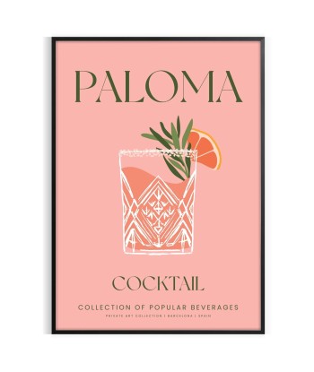 Cocktail Paloma Affiche pour bénéficier 