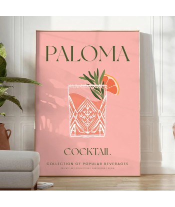 Cocktail Paloma Affiche pour bénéficier 