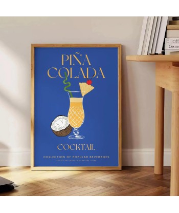 Pina Colada Cocktail Affiche de votre