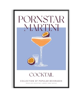 Affiche Cocktail Mafficheini Star Porno Pour