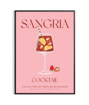 Cocktail Sangria Poster 2023