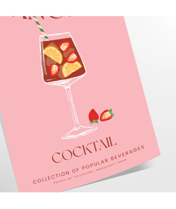 Cocktail Sangria Poster 2023