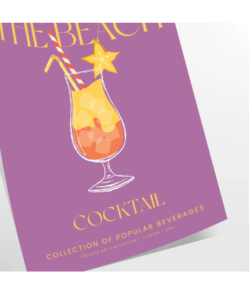 Affiche Cocktail Sexe Sur Plage Comparez et commandez 