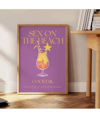 Affiche Cocktail Sexe Sur Plage Comparez et commandez 