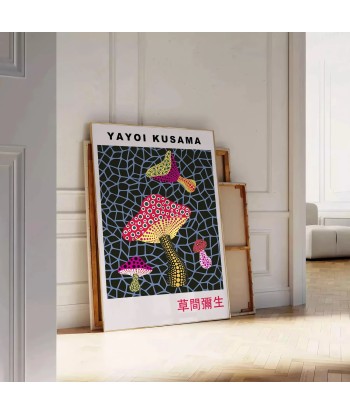 Mushroom Yayoi Kusama Poster vous aussi creer 