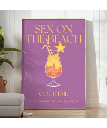 Affiche Cocktail Sexe Sur Plage Comparez et commandez 