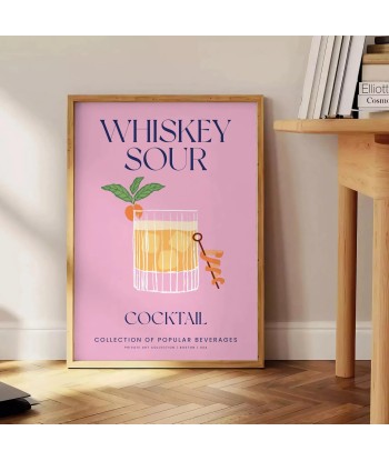 Cocktail Whisky Sour Affiche solde