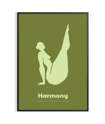 Affiche Harmonie Yoga Venez acheter