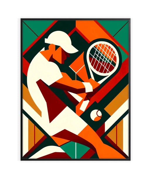 Affiche Vintage Tennis Economisez 