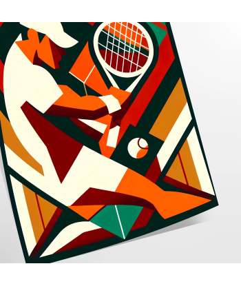 Affiche Vintage Tennis Economisez 