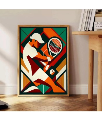 Affiche Vintage Tennis Economisez 